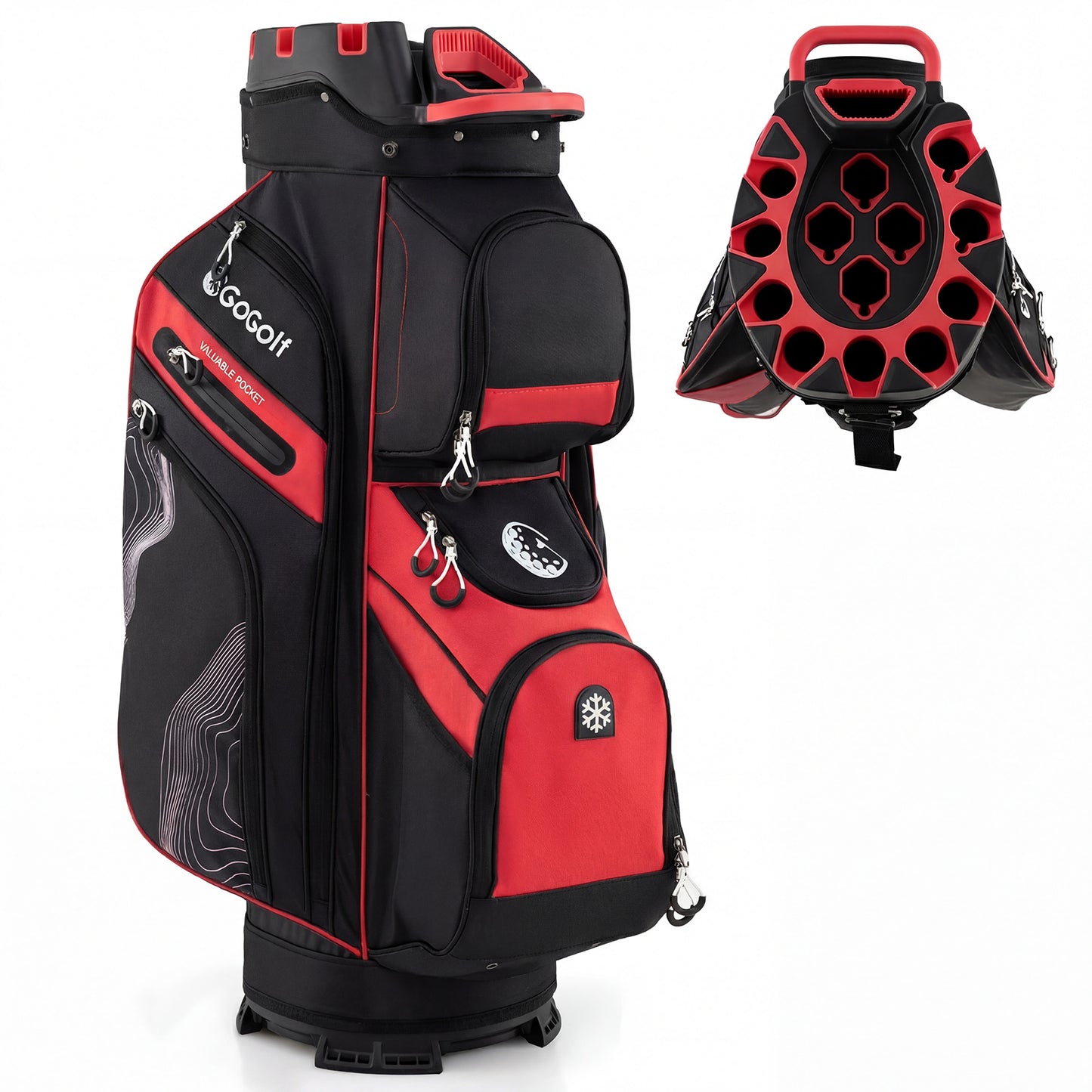 Golf Cart Bag Umbrella Holder for Men Women