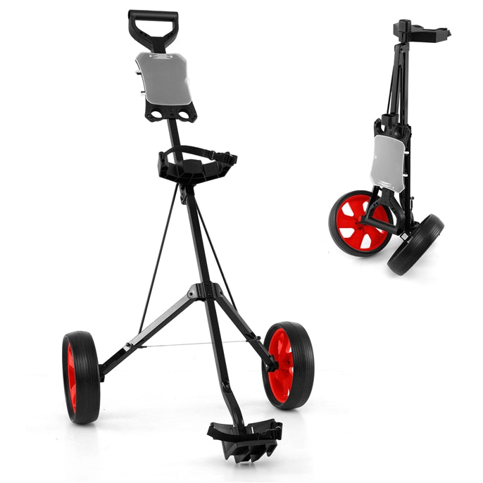 Foldable 2 Wheel Golf Push Cart