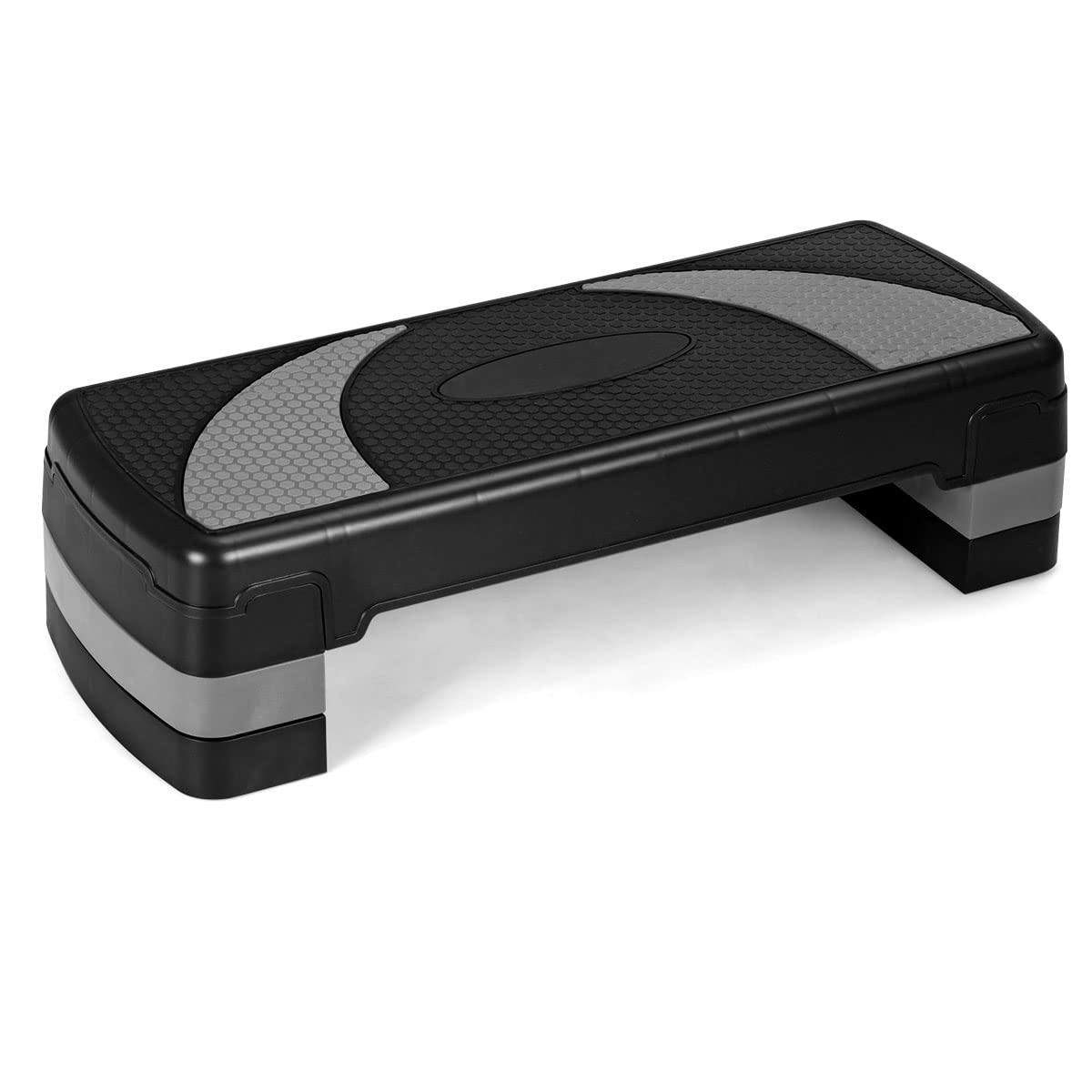 78.5cm Aerobic Exercise Step Deck Aerobics Trainer Adjustable Step Platform