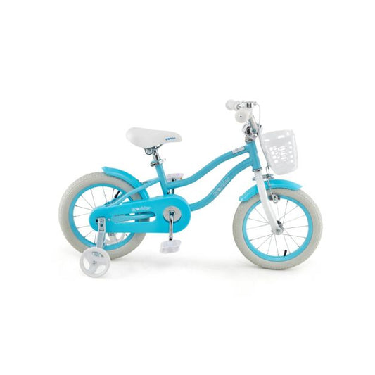 Kids Bike with Front Handbrake and Rear Coaster Brake for 3-4/3-5/4-7/4-8 Years Old
