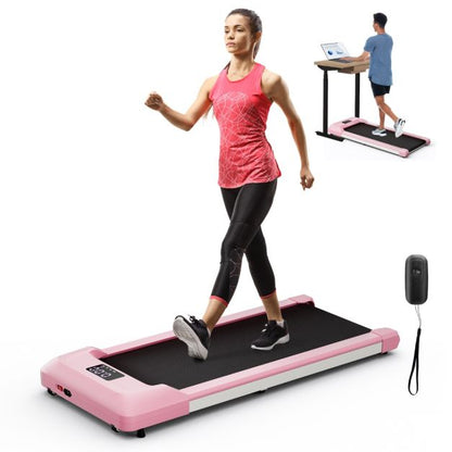 Under Desk Treadmill with Remote Control and LED Display for Home and Office