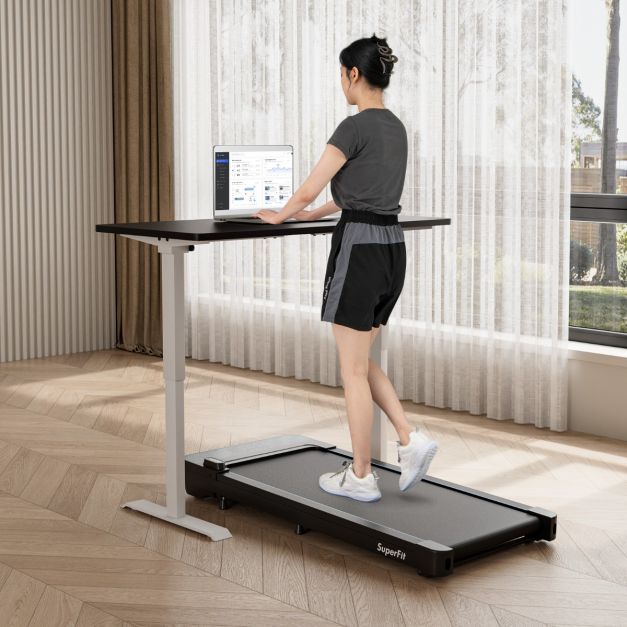 140kg Capacity Under Desk Treadmill with APP Control and LED Display