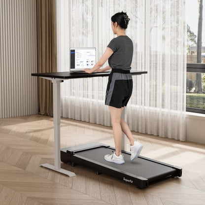 140kg Capacity Under Desk Treadmill with APP Control and LED Display