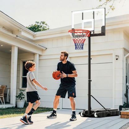 Kids Basketball Hoop Portable with Shatterproof PC Backboard