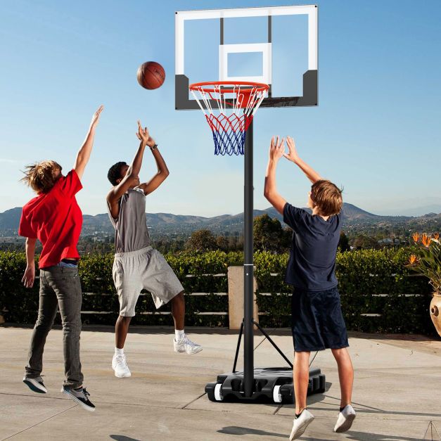 Kids Basketball Hoop Portable with Shatterproof PC Backboard
