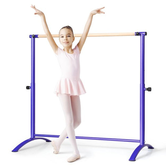 130 cm Ballet Barre Bar with 4-Position Adjustable Height