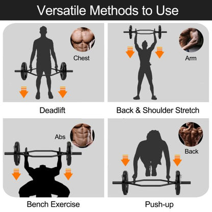 142cm Olympic Hex Barbell Bar Trap Weight Lifting for Gym and Home