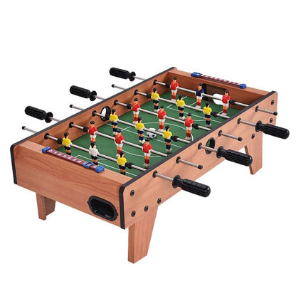 69cm Tabletop Foosball Table with Wooden Raised Legs