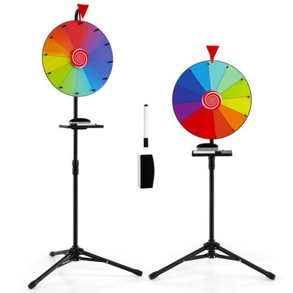 40cm Prize Wheel Height Adjustable with Folding Floor Stand