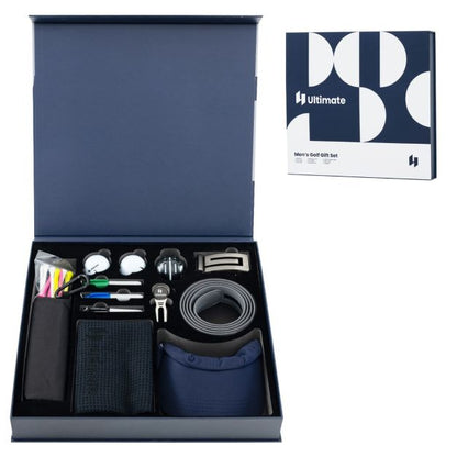 Golf Gift Set for Men with Golf Balls Golf Tees Golf Towel Golf Belt