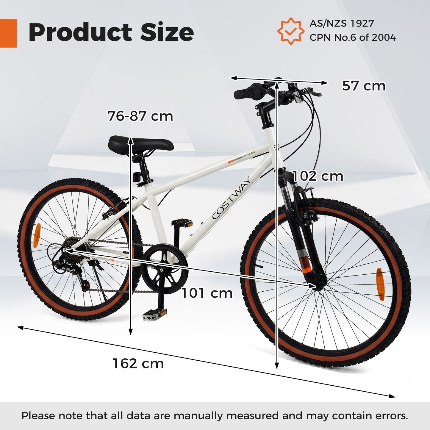 20/24 Inch Child Bicycle for Boys Girls Aged 8+ Years Old with Suspension Fork