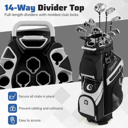 Golf Cart Bag Umbrella Holder for Men Women
