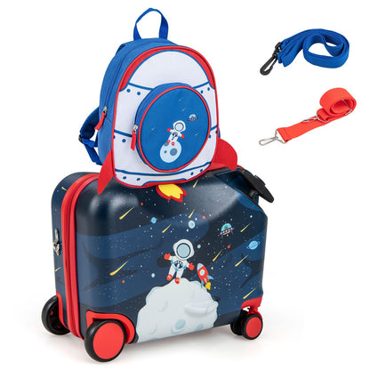 2 PC Kids Luggage Set with Spinner Wheels