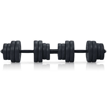 2 in 1 30KG Adjustable Dumbbell Set with Barbell Link Accessories