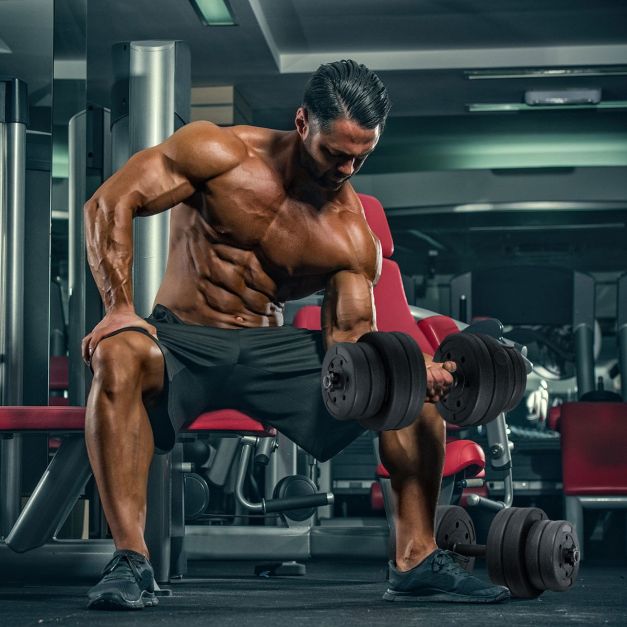 2 in 1 30KG Adjustable Dumbbell Set with Barbell Link Accessories