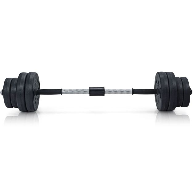 2 in 1 30KG Adjustable Dumbbell Set with Barbell Link Accessories