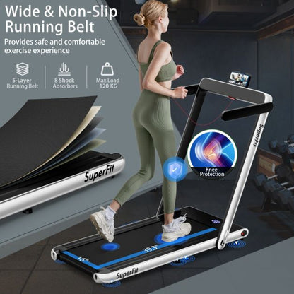 Under Desk Treadmill with Remote/APP Control and LED Display Solid Wood Edge Banding