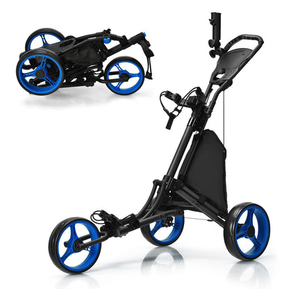 3 Wheel Folding Golf Walking Push Cart