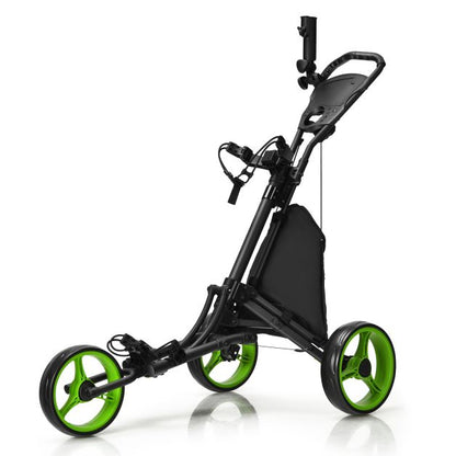 3 Wheel Folding Golf Walking Push Cart