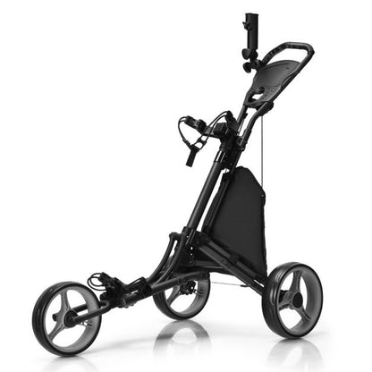 3 Wheel Folding Golf Walking Push Cart
