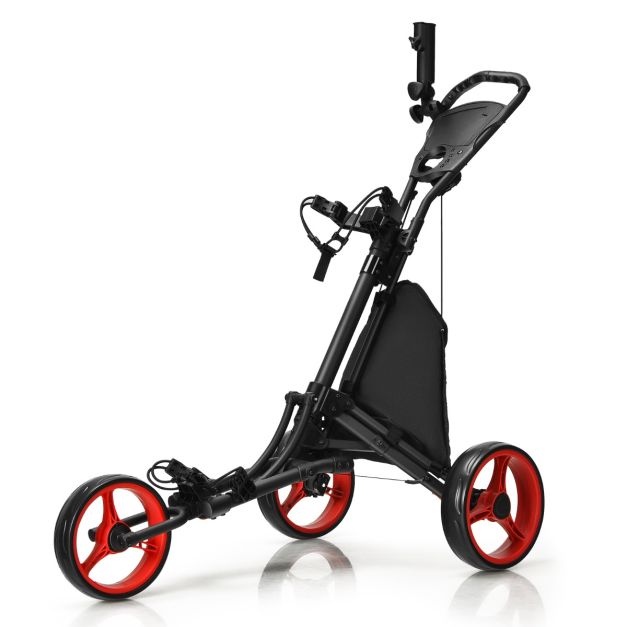 3 Wheel Folding Golf Walking Push Cart