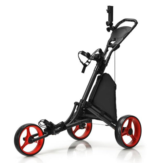 3 Wheel Folding Golf Walking Push Cart