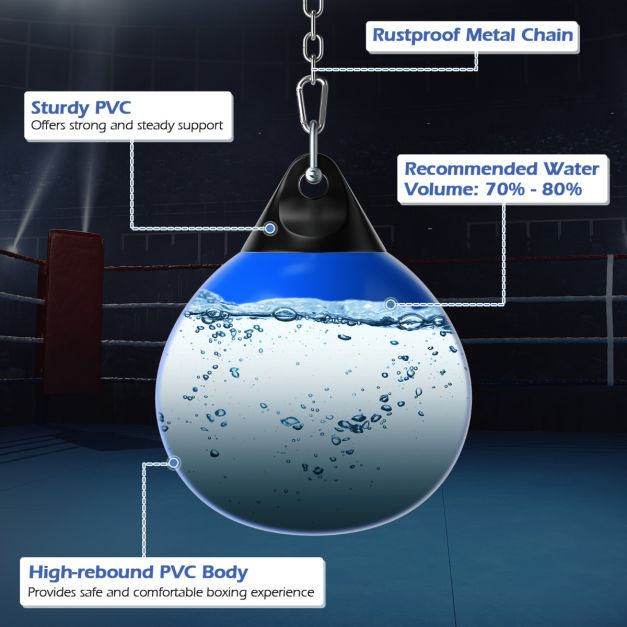 53.5 cm 81.5kg Water Punching Bag with Adjustable Metal Chain