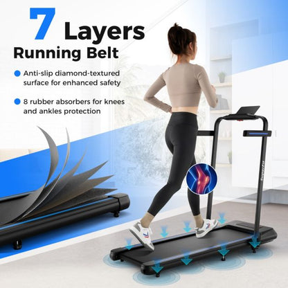 3.0 HP 2 in 1 Folding Treadmill with Incline Remote Control