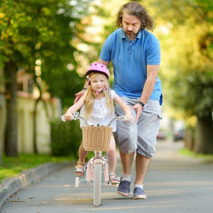Kids Bike with Training Wheels and Adjustable Handlebar