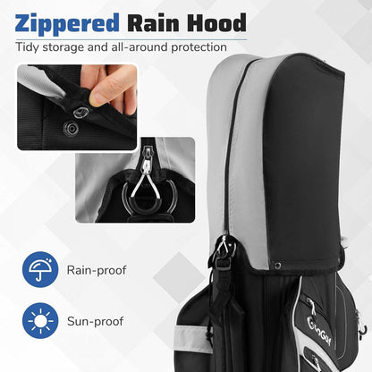 Golf Cart Bag Umbrella Holder for Men Women