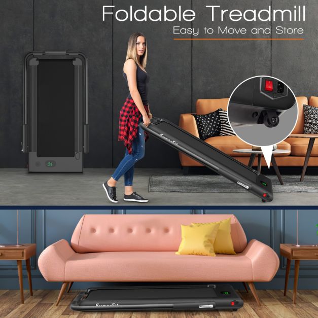 3 in 1 Folding Treadmill with Smart App and LED Display