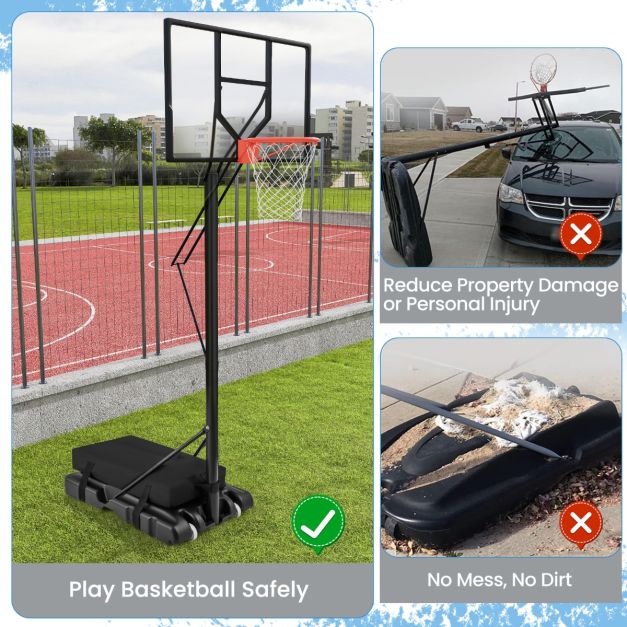 Heavy Duty Weighted Bottom Anchor for Portable Basketball Hoops