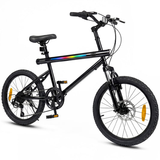 6-Speed Commuter Bicycle with Stereo Speakers and 2 Disc Brakes