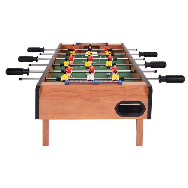 69cm Tabletop Foosball Table with Wooden Raised Legs