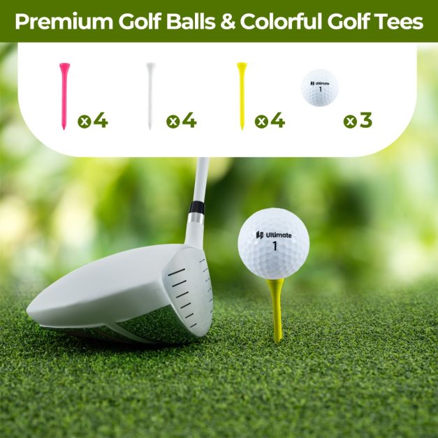 Golf Gift Set for Men with Golf Balls Golf Tees Golf Towel Golf Belt