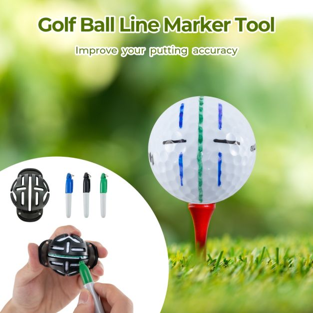 Golf Gift Set for Men with Golf Balls Golf Tees Golf Towel Golf Belt