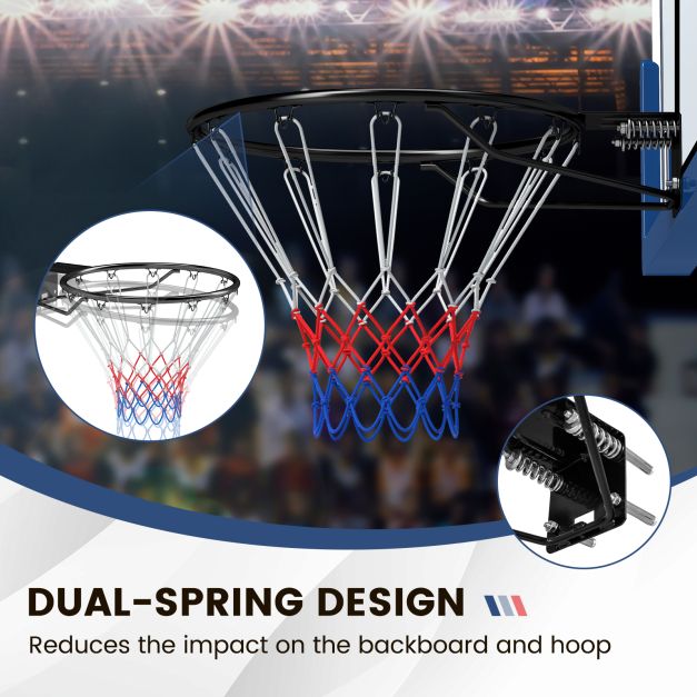 45 CM Basketball Rim Replacement Wall Mounted Basketball Hoop