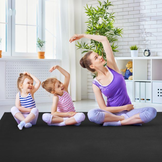 8 MM Thick Exercise Yoga Mat with Double-sided Non-slip Design