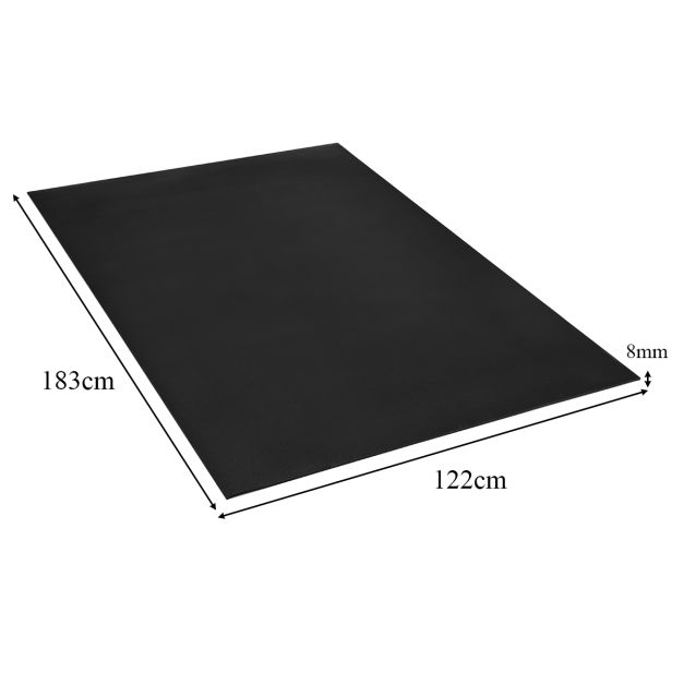 8 MM Thick Exercise Yoga Mat with Double-sided Non-slip Design