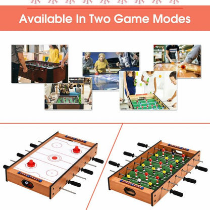 2 in 1 Combo Game Set with Football Table for Game Room