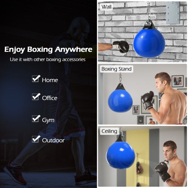 53.5 cm 81.5kg Water Punching Bag with Adjustable Metal Chain