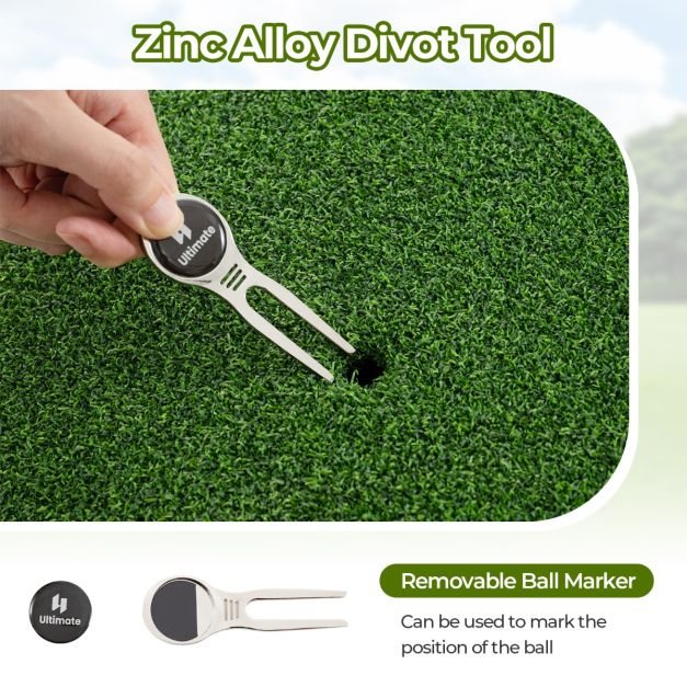 Golf Gift Set for Men with Golf Balls Golf Tees Golf Towel Golf Belt