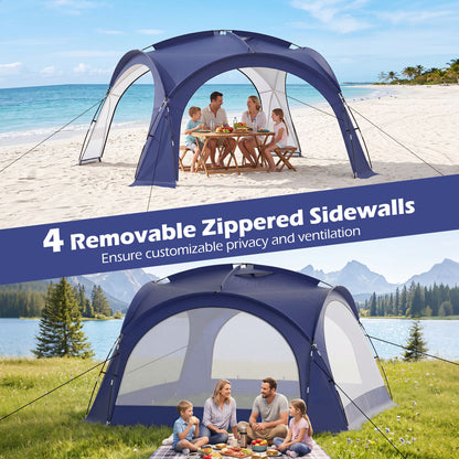 Easy Setup Dome Canopy Tent with Roof Vents and Carrying Bag