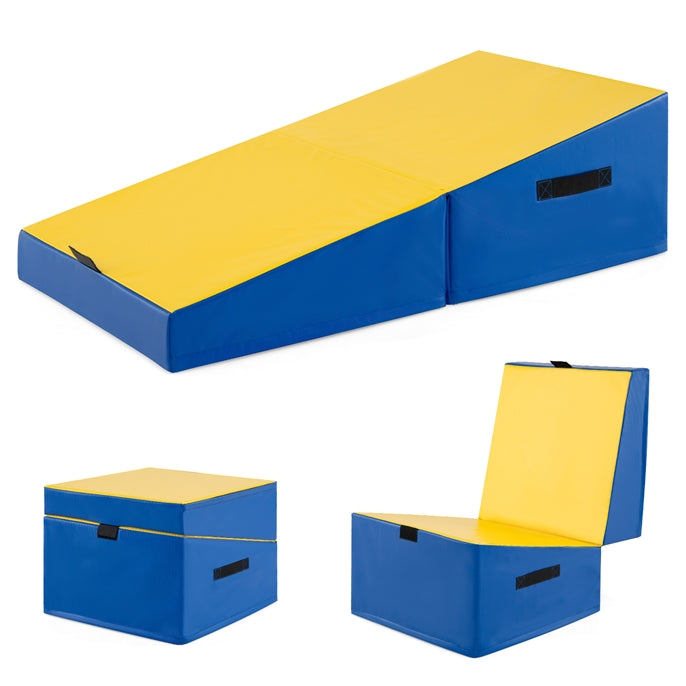 Folding Gymnastic Incline Mat with EPE Foam PVC Cover
