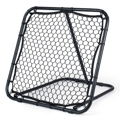 Football Rebounder with 7 Adjustable Angles and 4 Ground Stakes