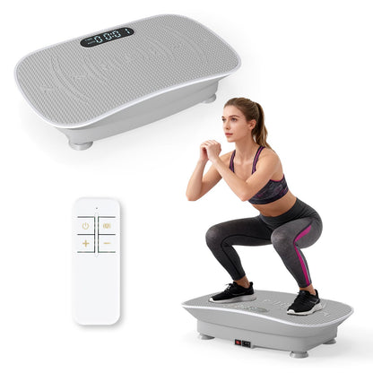 Full-Body Exercise Plate Machine with 10 Speed Intensities for Home