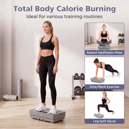 Full Body Workout Shake Plate with Gravity Sensor for Weight Loss