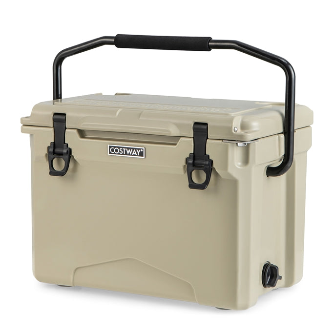 21L Rotomolded Cooler with Ruler and Cup Holders