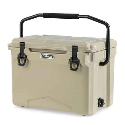 21L Rotomolded Cooler with Ruler and Cup Holders