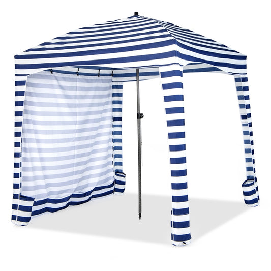 1.8 X 1.8M Foldable Beach Cabana Tent with Carrying Bag Detachable Sidewall